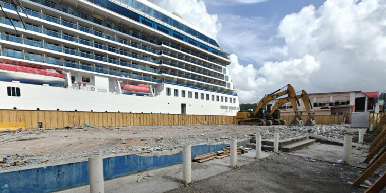 Demolition Commences at Popular Caribbean Cruise Port
