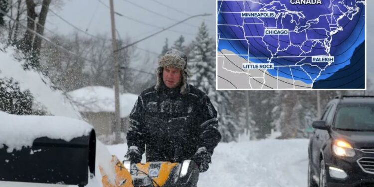 Arctic blast continues across America as even colder air looms by late-week into next weekend