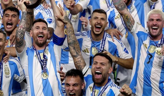 Argentina finishes 2024 as the highest ranked team in football