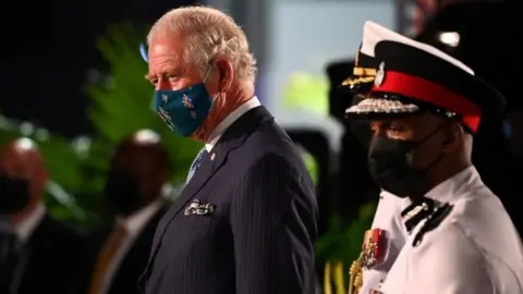 Reuters Prince Charles attends the Presidential Inauguration Ceremony to mark the birth of a new republic in Barbados at Heroes Square in Bridgetown