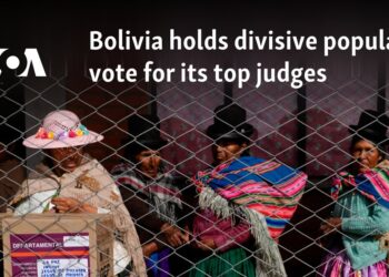 Bolivia holds divisive popular vote for its top judges