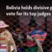 Bolivia holds divisive popular vote for its top judges