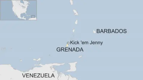 BBC Map of Grenada