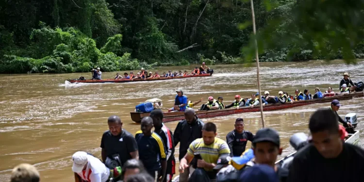The Darien Gap sees a lot of people crossing it (MARTIN BERNETTI/AFP via Getty Images)