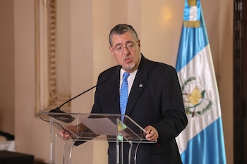 Bernardo Arévalo de León, presidente de Guatemala (EFE/ Mariano Macz)
