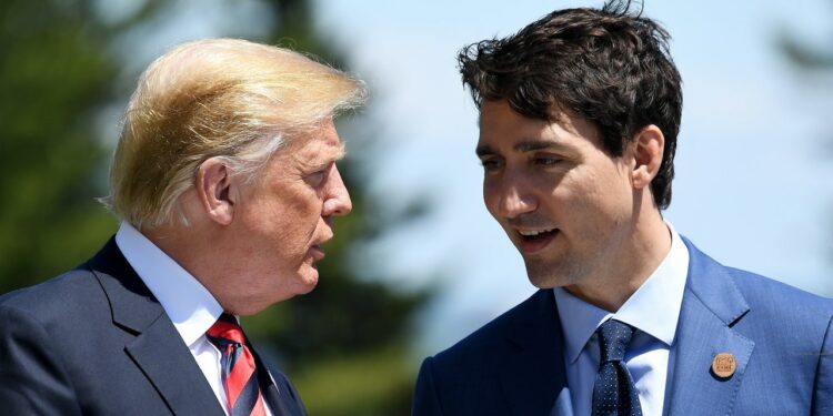 Donald Trump Joked About Annexing Canada With Justin Trudeau