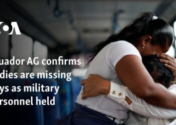 Ecuador AG confirms bodies are missing boys as military personnel held