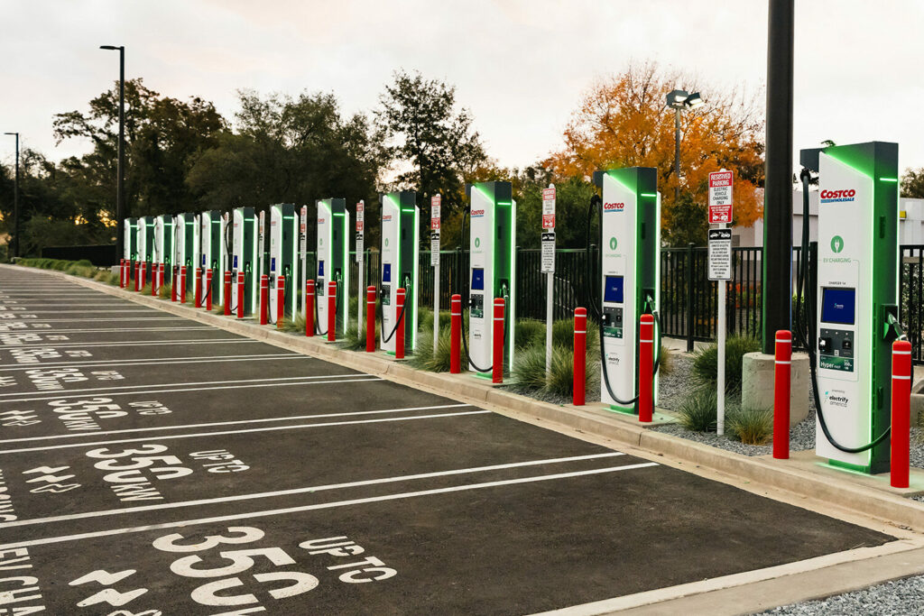 Electrify America and Costco Wholesale install charging stations in the USA