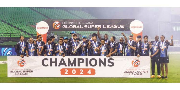 ExxonMobil Guyana Super League…Rangpur Riders take inaugural title and US$ 500,OOO