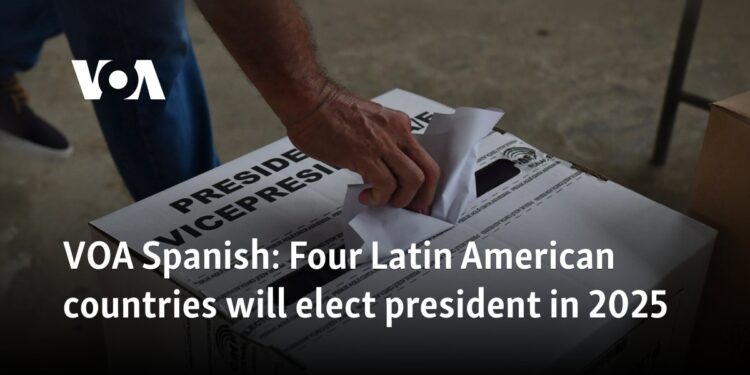 Four Latin American countries will elect president in 2025 