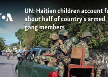 Haitian children account for about half of country's armed gang members