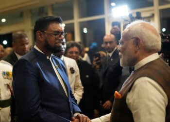 India's Modi offers aid to Caribbean nations while meeting leaders in Guyana