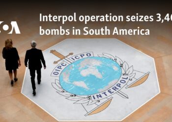 Interpol operation seizes 3,400 bombs in South America