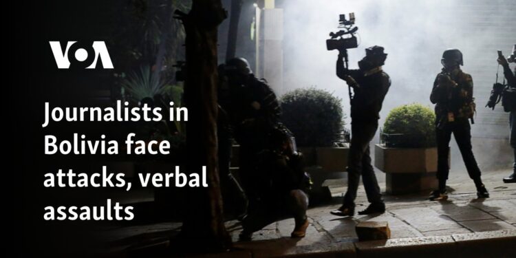 Journalists in Bolivia face attacks, verbal assaults
