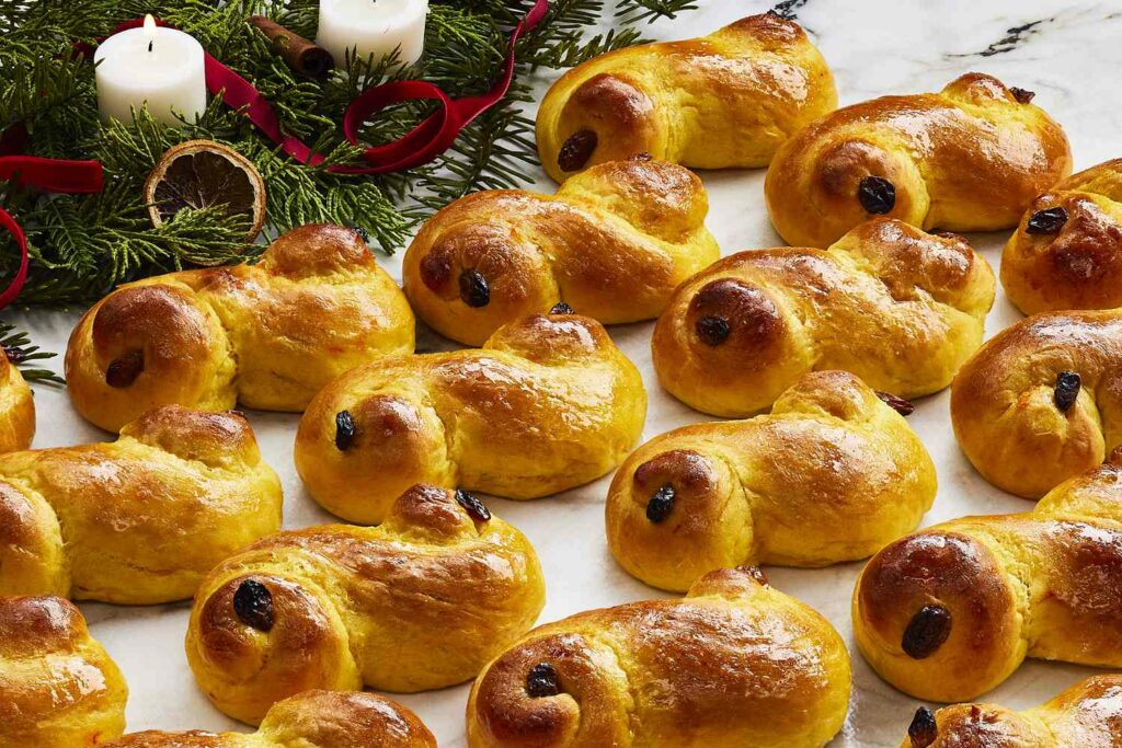 Lussekatter (St. Lucia’s Day Saffron Buns)