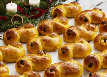 Lussekatter (St. Lucia’s Day Saffron Buns)