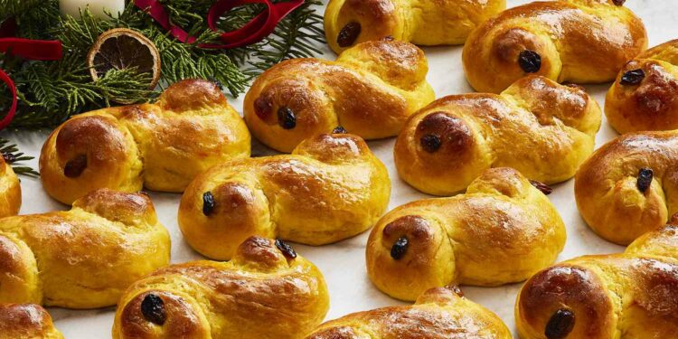 Lussekatter (St. Lucia’s Day Saffron Buns)