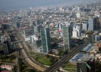 View of  Lima Financial District, Perú. ANDINA/Norman Córdova
