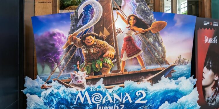 'Moana 2' continues to top North American box office for second weekend
