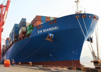 Container ship Xin Shanghai,.Photo: Internet / Media.
