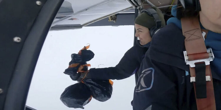Pilot in Alaska air drops turkeys for residents in remote homes who can't run out to a grocery store