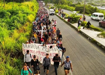 Migrant caravan in Tapachula
