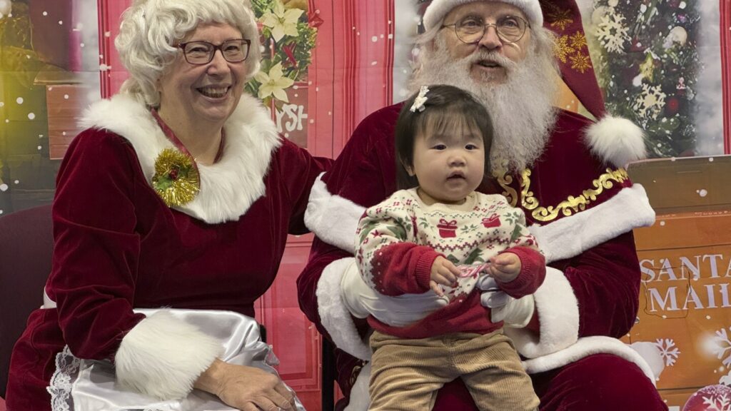 Santa and Mrs. Claus use military transports to bring Christmas to an Alaska Native village