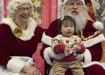 Santa and Mrs. Claus use military transports to bring Christmas to an Alaska Native village