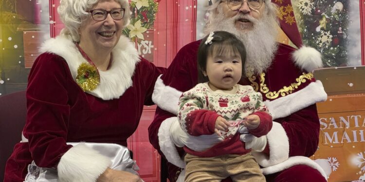 Santa and Mrs. Claus use military transports to bring Christmas to an Alaska Native village