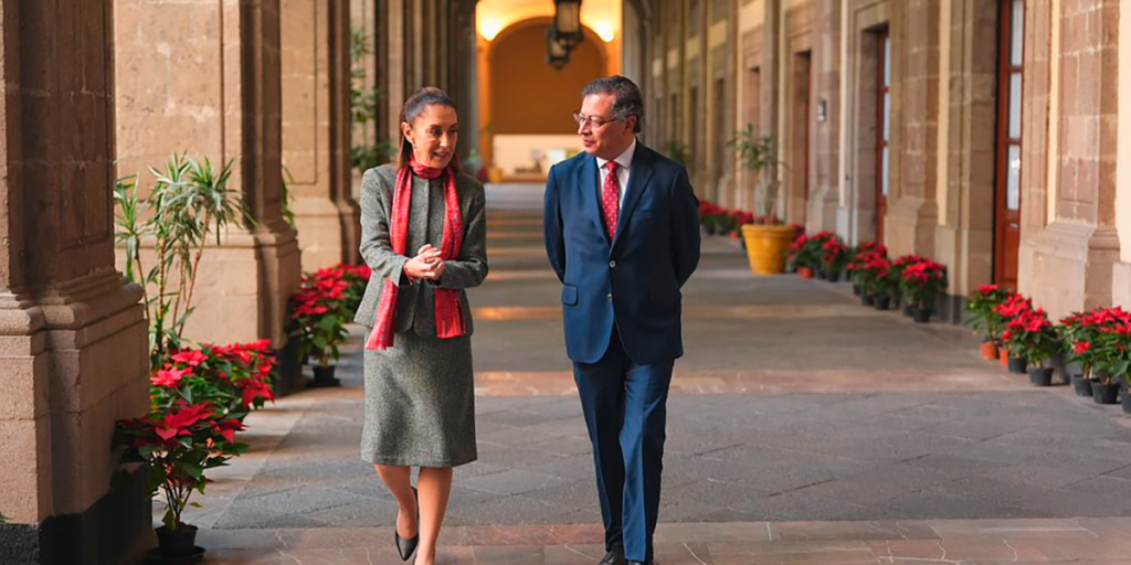 Sheinbaum conversa con el presidente de Colombia sobre la unión de América Latina