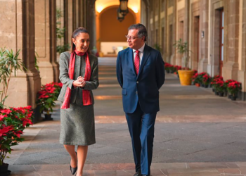 Sheinbaum conversa con el presidente de Colombia sobre la unión de América Latina