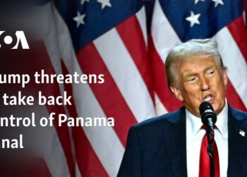 Trump threatens to take back control of Panama Canal