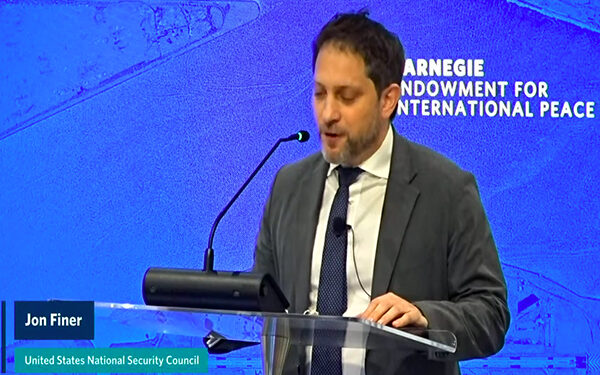 US Deputy National Security Advisor Jon Finer (Image: YouTube@Carnegie Endowment)