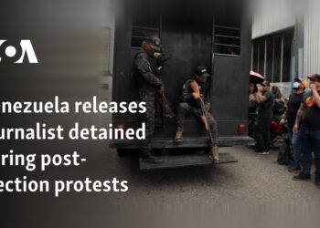 Venezuela releases journalist detained during post-election protests