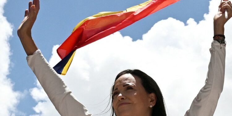 Venezuela's opposition leader says Maduro is 'weaker than ever' | WFAE 90.7