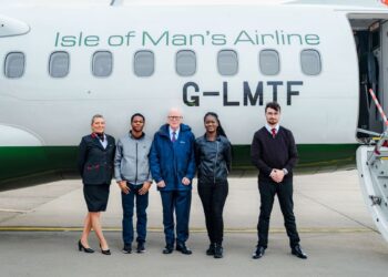 Warm welcome for two Caribbean students studying in the Isle of Man