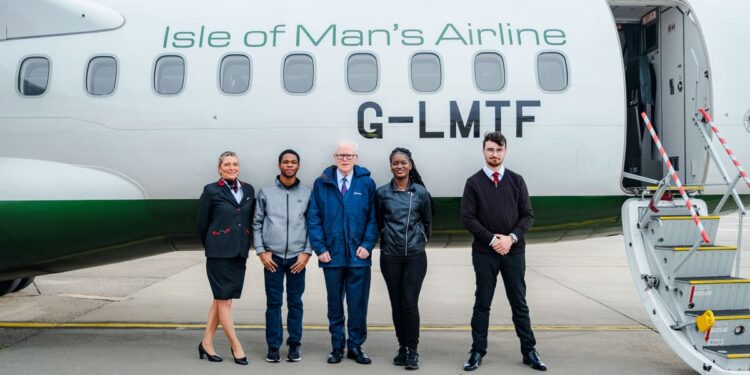 Warm welcome for two Caribbean students studying in the Isle of Man
