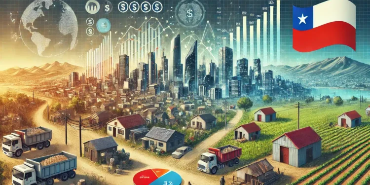 What is the average income and wealth in Chile?