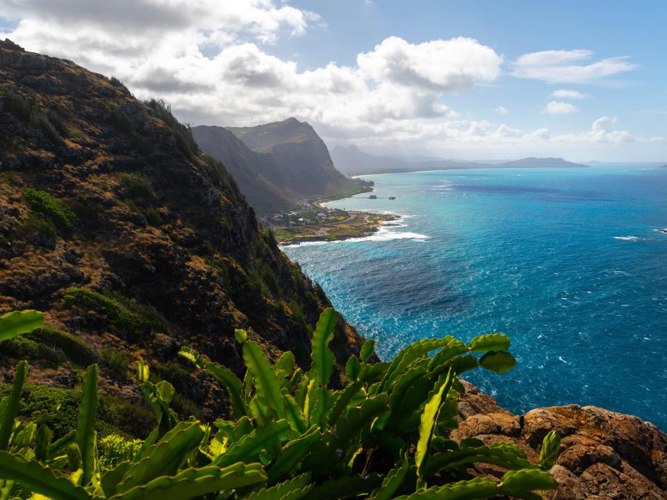 Makapuu Lighthouse Lookout, Oahu, Hawaii.