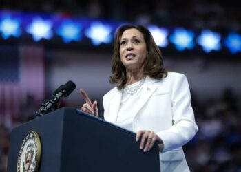 Vice President Kamala Harris appears to flub Pledge of Allegiance
