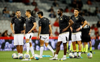 Criciuma entrenando en el estadio