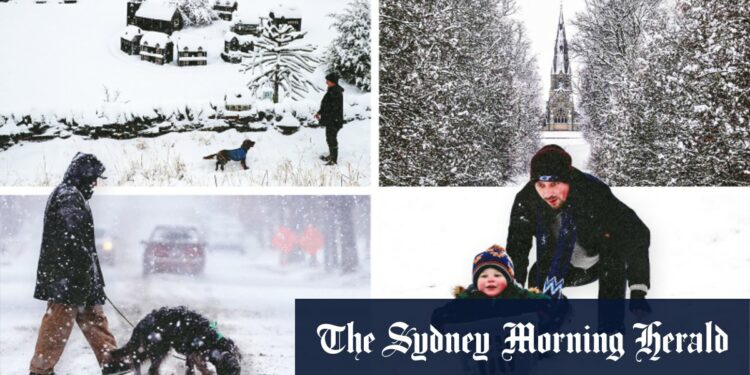 Polar vortex blasts North America and Europe with snow