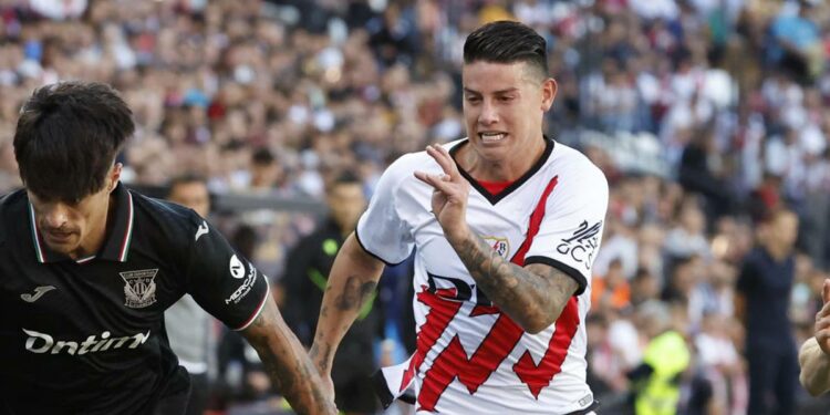 Colombia superstar James Rodriguez to leave Rayo Vallecano after just five months