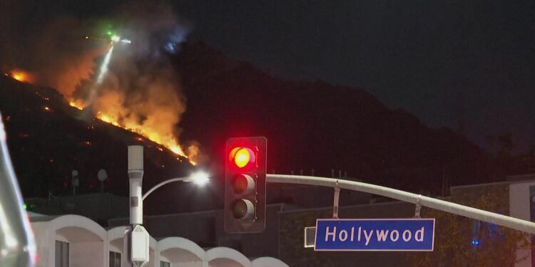 California wildfires latest: New fires in Hollywood Hills and Los Angeles County - as five killed and 130,000 ordered to evacuate | US News