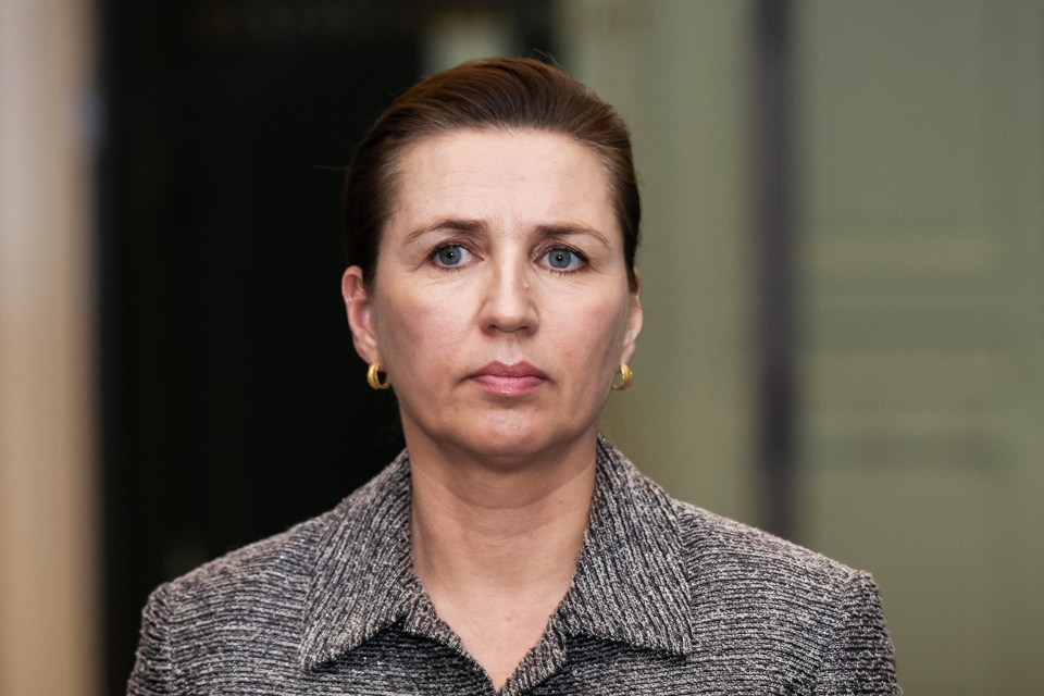 Portrait of Mette Frederiksen, Prime Minister of Denmark.