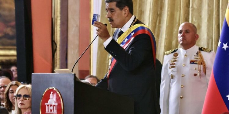 Venezuela's Maduro sworn into office as opposition, U.S. denounce 'coup d'etat'