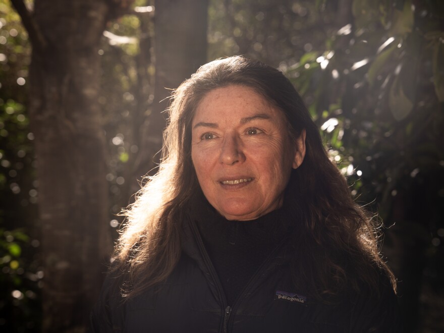 Portrait of Carolina Morgado, executive director of Rewilding Chile in Patagonia, Chile, on Nov. 3, 2024.