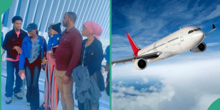 US Visa: Nigerian Man With 10 Children Takes All of Them To America After Getting Travel Documents