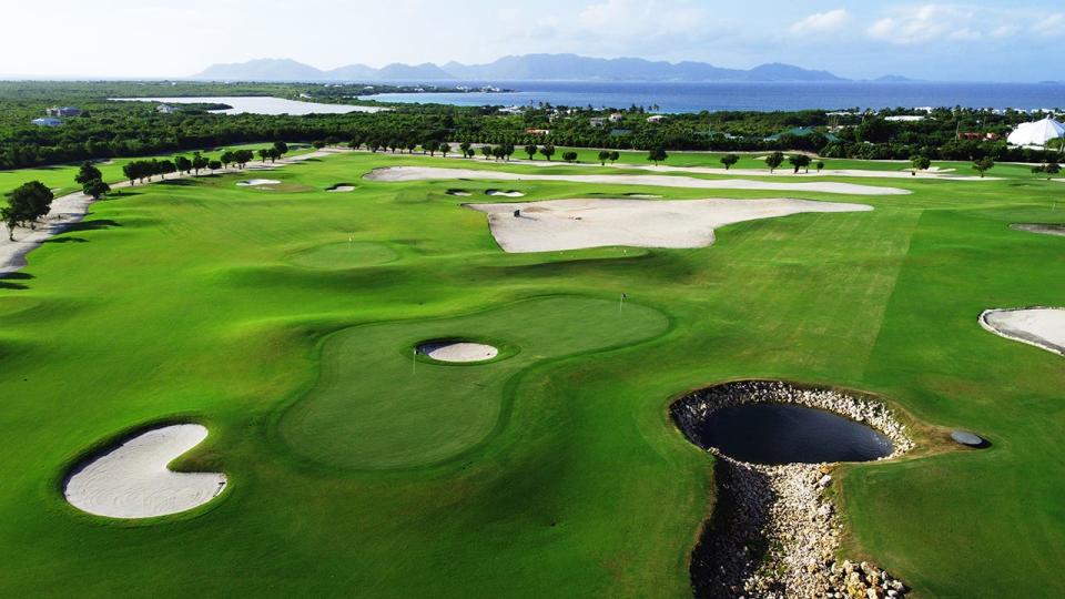 The new Avalon Links nine-hole short course at Aurora Anguilla.