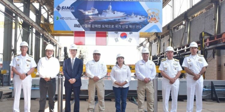 HD Hyundai Heavy and Peru’s SIMA kick off warship construction project